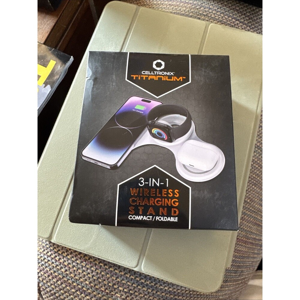 Celltronix Titanium 3-in-1 Wireless Charging Stand Foldable